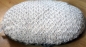 Preview: Schaumstoffkissen oval mit Baumwolle/Rosettenbezug abziehbar 71/47/8cm