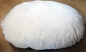Preview: Schaumstoffkissen oval mit Baumwolle/Teddyplüschbezug abziehbar 55/37/8cm
