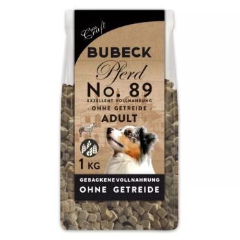 Bubeck Vollnahrung No. 89 Pferdefleisch mit Kartoffel gebacken 1 kg