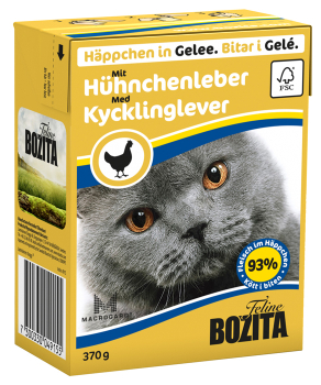 Bozita Cat Hühnchenleber Tetrapack 370g