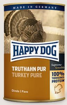 Happy Dog Truthahn Pur Single Protein Dose 400g