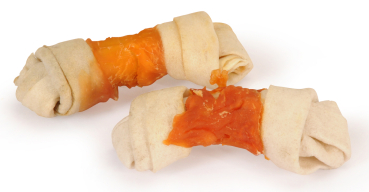 Büffelhautkauknochen mit Hühnerfleisch 11cm