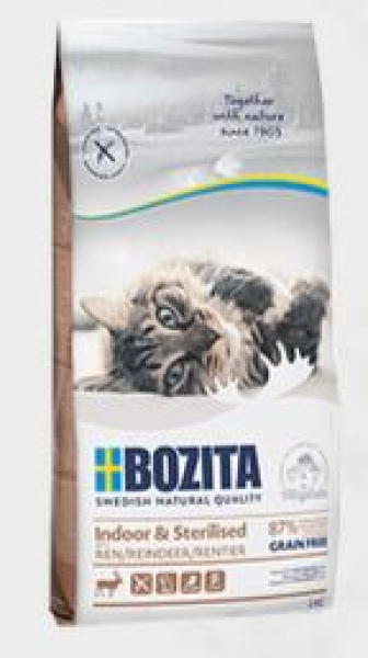 Bozita Indoor & Sterilised Grain free Reindeer 400g