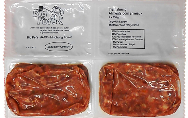Barf-Mischung Poulet 2x200g