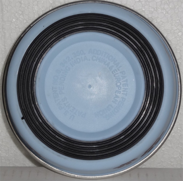 Edelstahlnapf mit Motiv rosa 750ml 17cm rutschfest