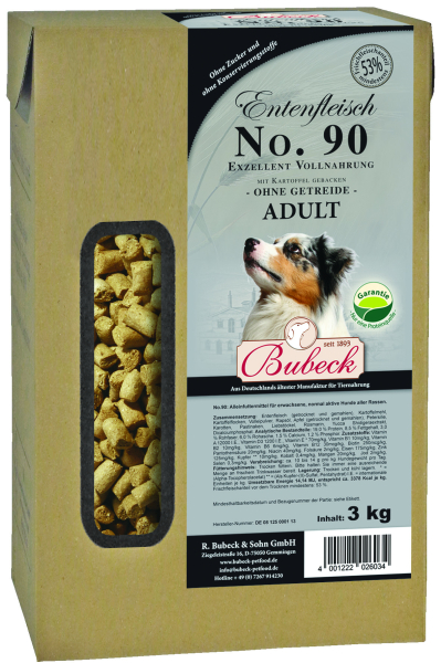 Gebackenes Hundefutter