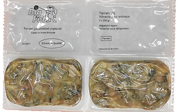 Rinderpansen geschnetzelt 2x250g