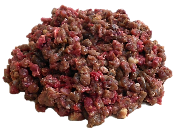 Pferdefleisch mit 40% Innereien geschnetzelt 2x250g