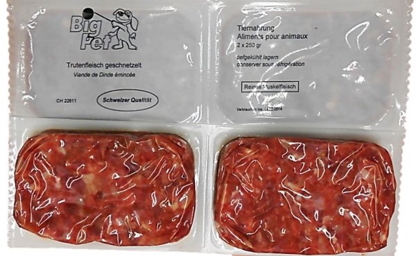 Trutenfleisch geschnetzelt 2x250g