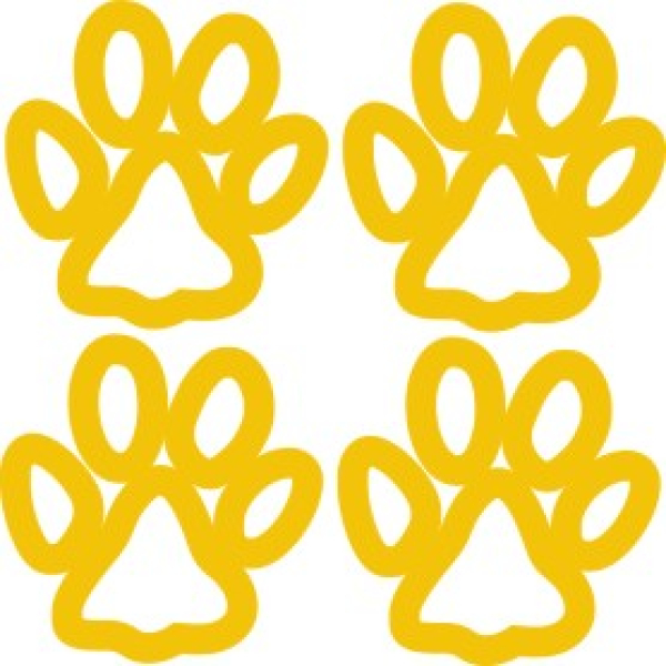 Pfötchenaufkleber